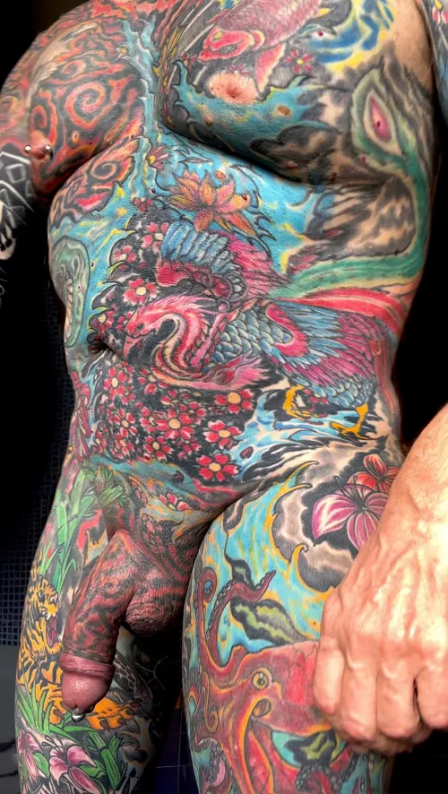Full body tattoo by thinkedjink