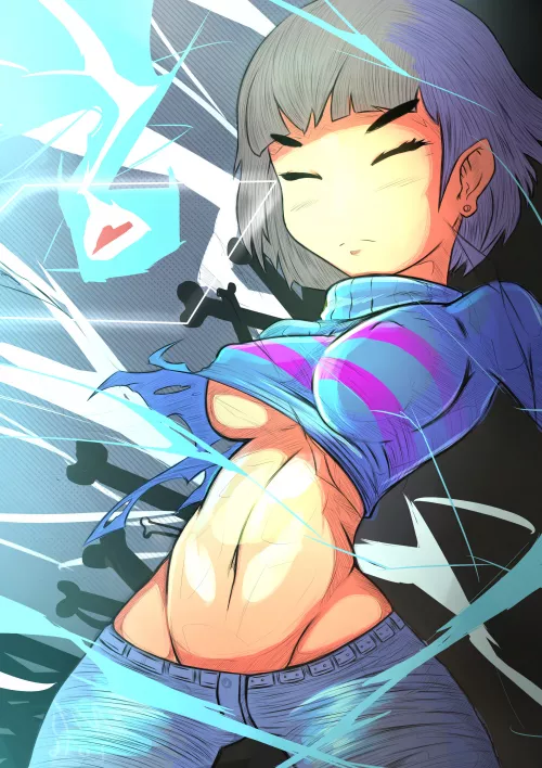 Full of determination [Undertale] (@poweruser_sh) by Odbicie