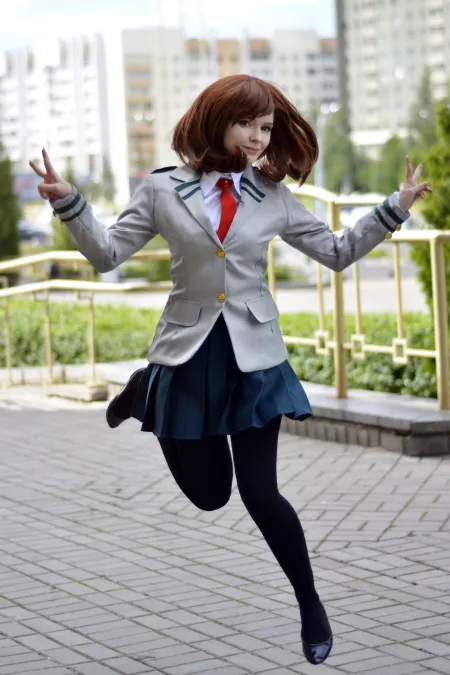 Full Uraraka codplay for those who missed it! by irina_sabetskaya