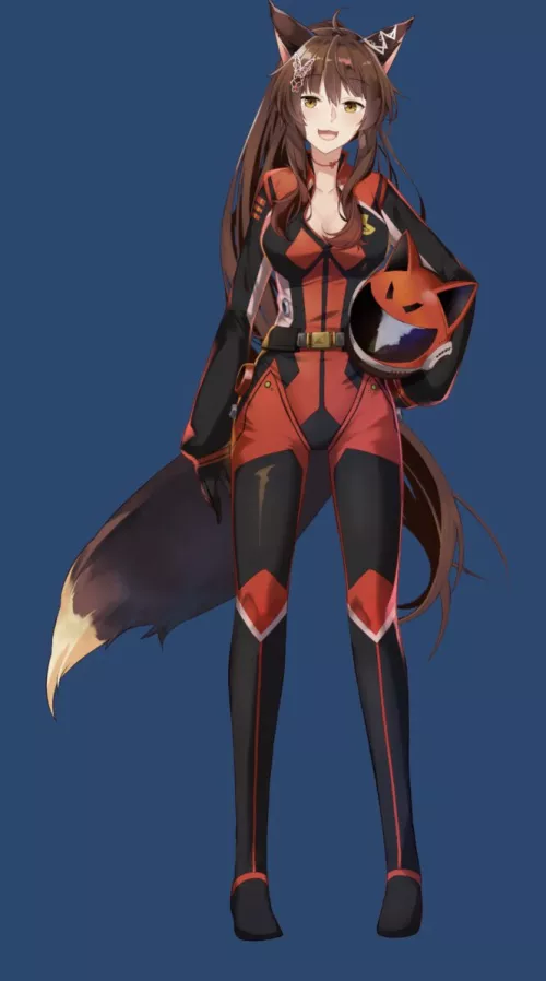 Fumi Bike Suit (Hirai Yuzuki) [Nijisanji] by sequence_string