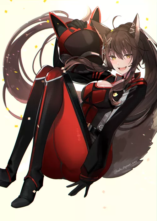 Fumi Pilot Suit Happiness (Oshi Rhymes Aao) [Nijisanji] by sequence_string