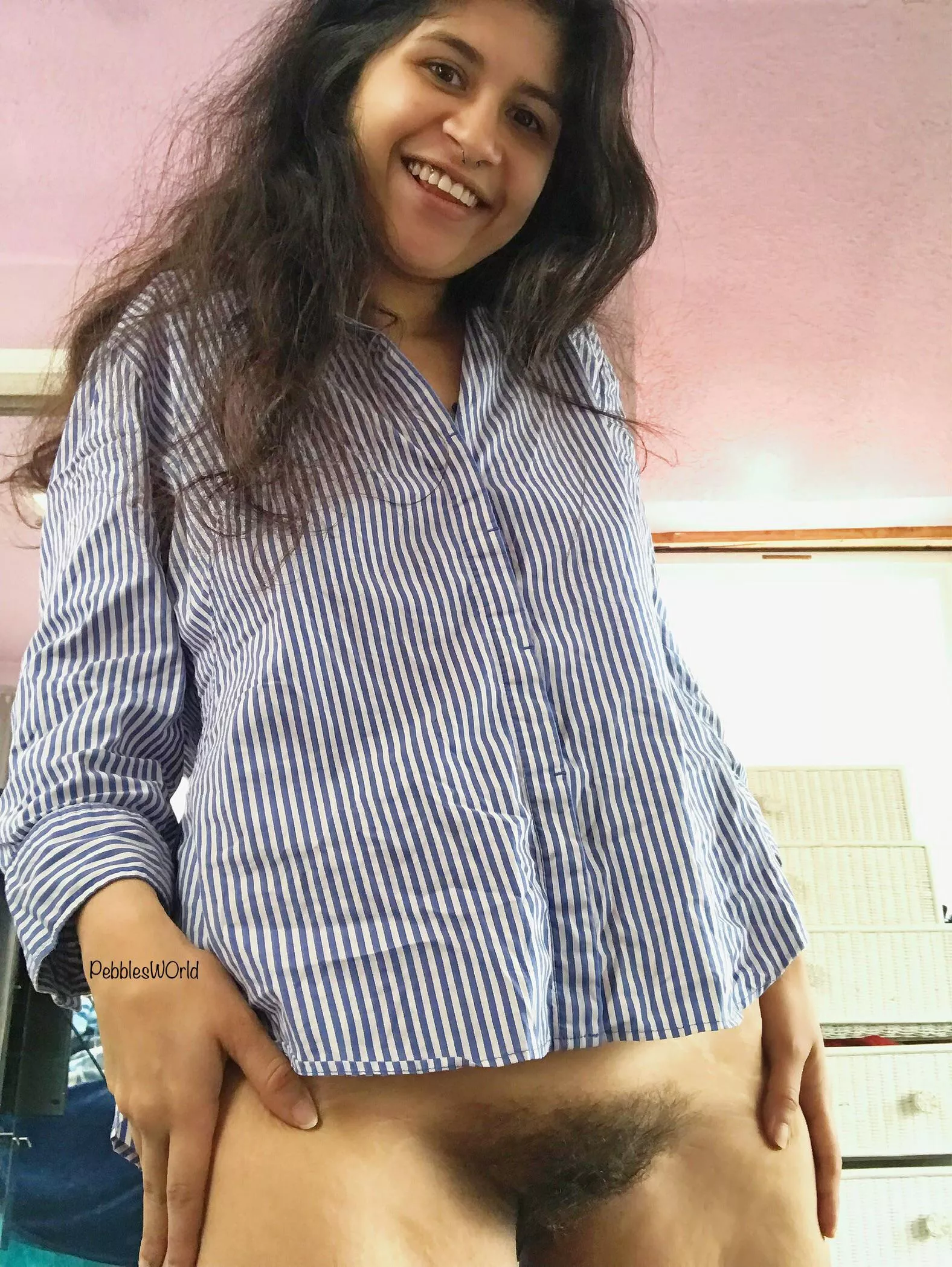 Fun fact : if I’m home than I’m not wearing bottoms ;) posted by PebblesW0rld