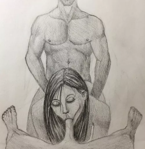 Fun Night, pencil sketch by me. by angel0_308