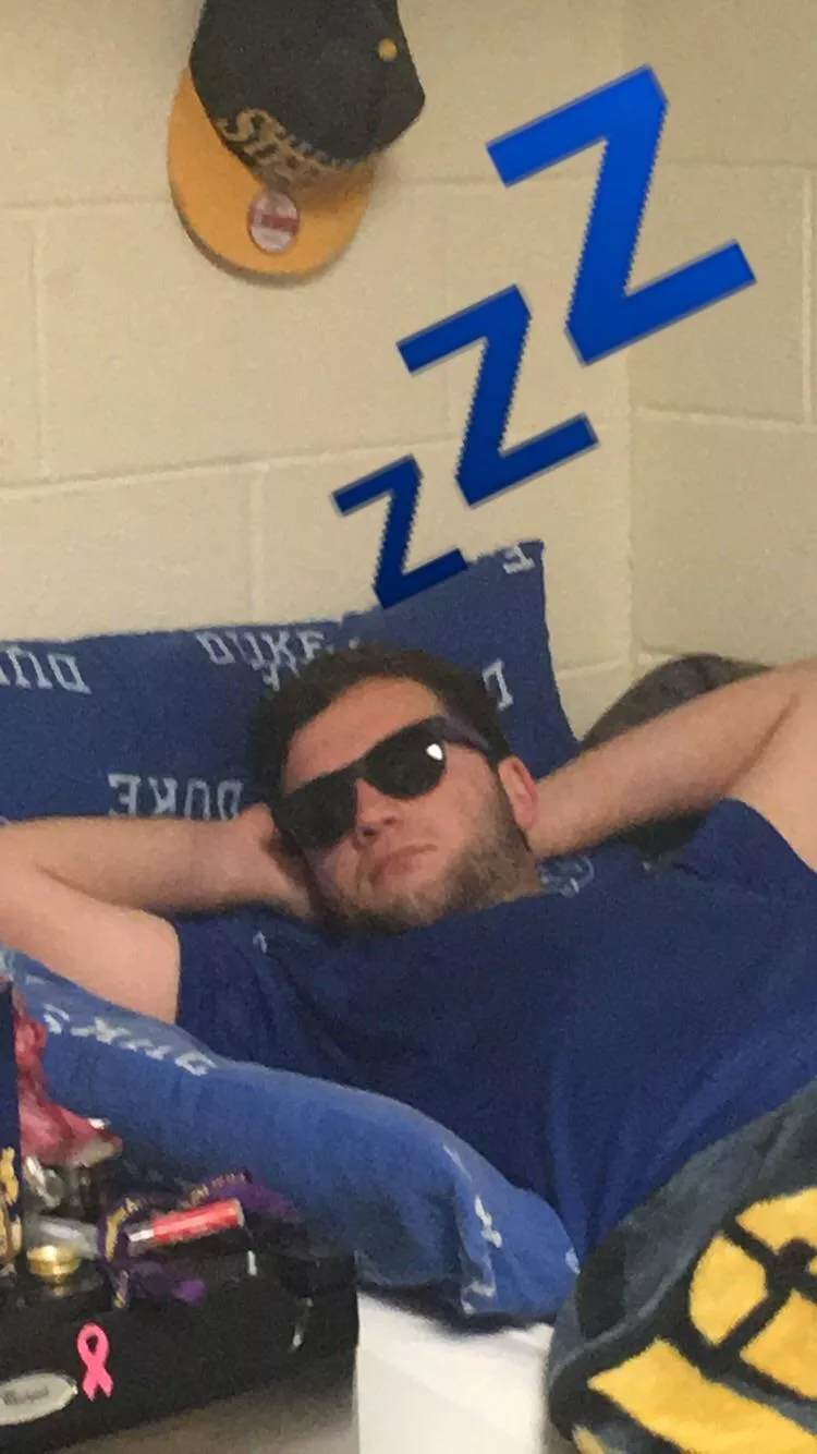 Fun tip: wearing sunglasses means you can sleep at all times of day posted by lordkiefsquare