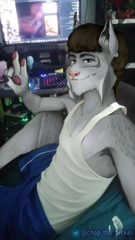 Furr up commission for @/NoctusLynx on twitter ~ (@chop_the_fucker) by VinnyZhonk