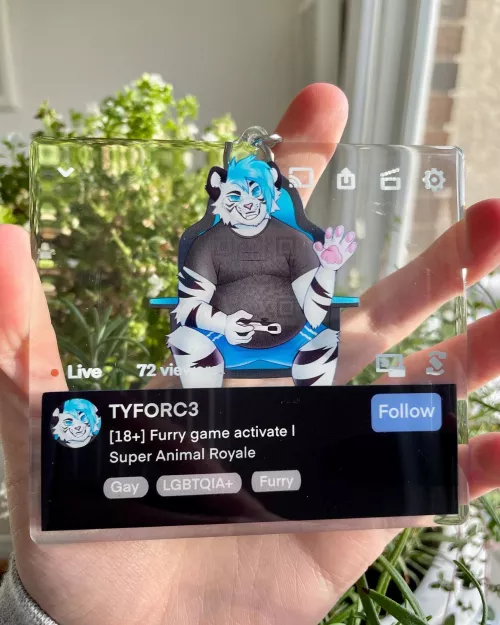 Furry + Twitch! (made by me) by rexyjackal