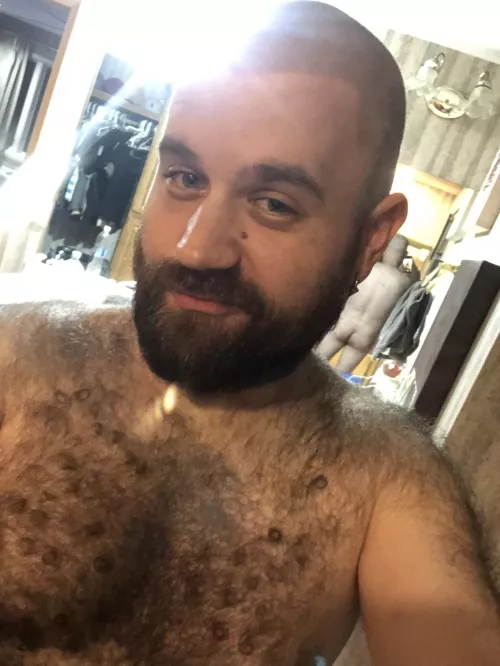 Furry with a little something extra in the mirror. by Firm-Thick-and-Hairy