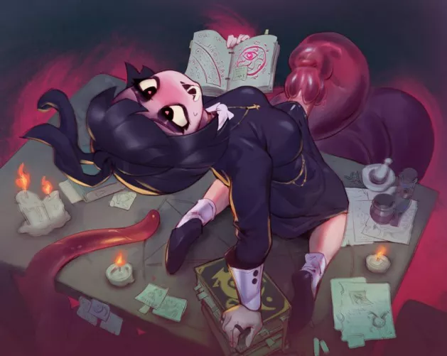 Futa babe getting sucked by a tentacle by Just4Friends69