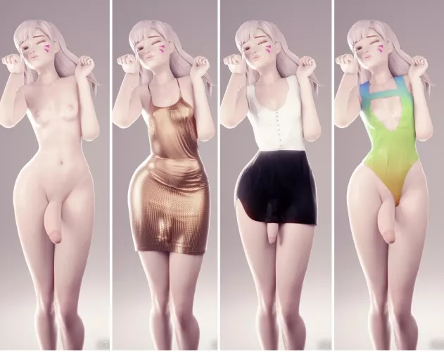 Futa Dva Outfits (moonroomoom) by Futa_Mercy