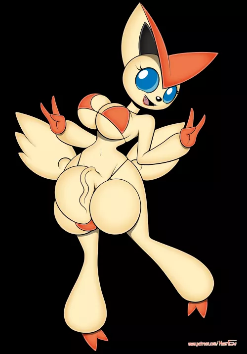 Futa Victini (hyperflannel) by Arceus_IRL