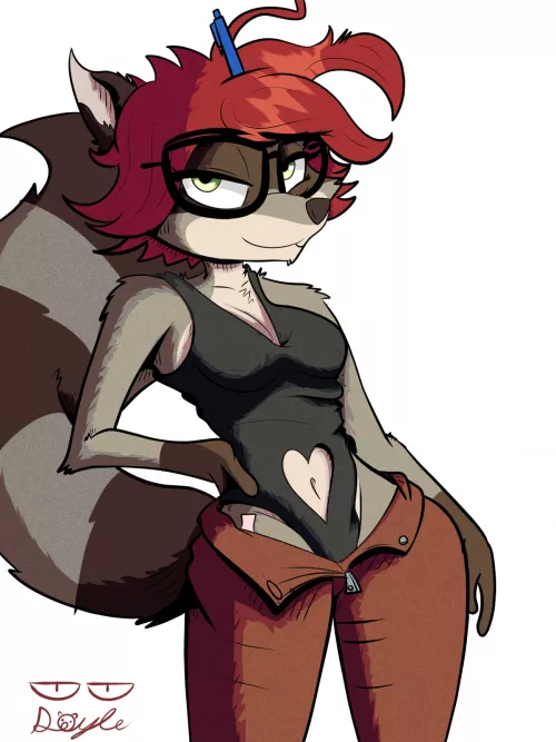 Gaby wearing something fun! (Art by me) by shade105