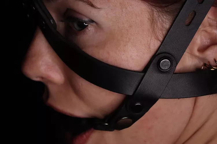 Gagged and locked 🤫 by Sabersmyth