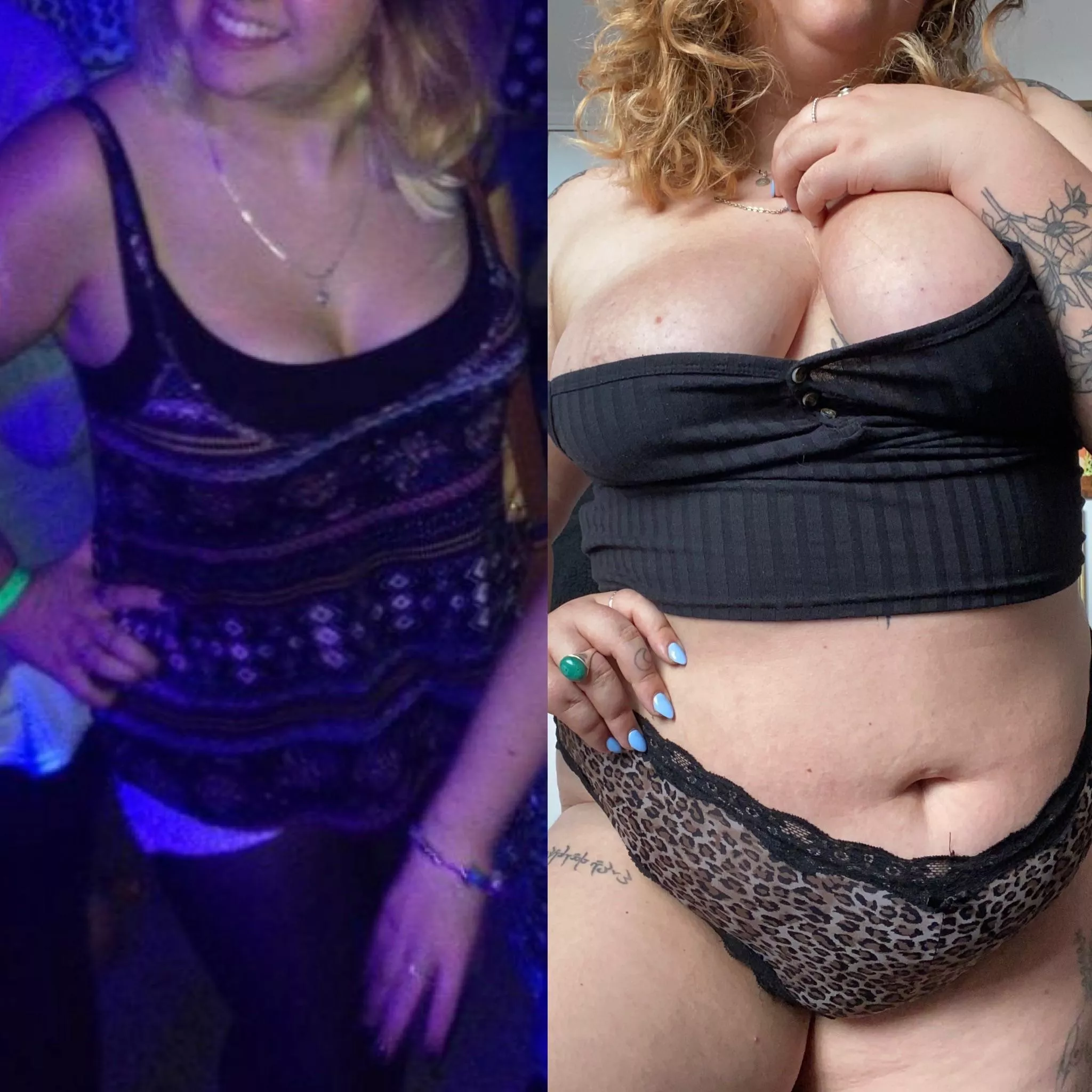 Gaining made my tits bigger but I couldn’t stop there 🙈🐽 posted by freya_fox