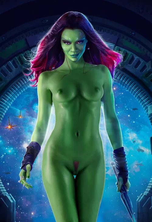 Gamora textless poster by wileecoyote1969