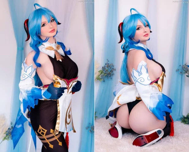 Ganyu is serving up some cake (by Evie Lee Mikomin) by Mikomin