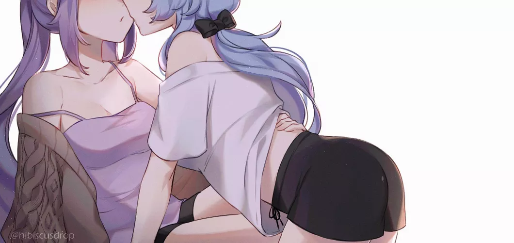 Ganyu & keqing [Genshin Impact] by (Tana) by Faoovo