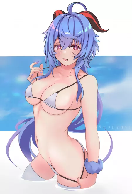 Ganyu (naopyart) [Genshin Impact] by NoLewdsNoLife