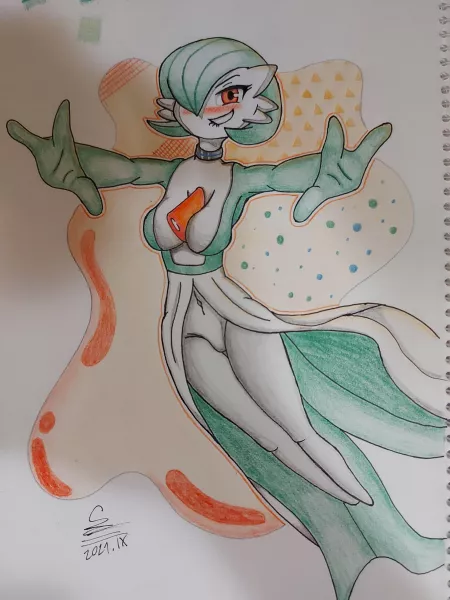 Gardevoir sub didn't like it, and they throw bad words at me. I hope you like these kind of art. by Zola0420