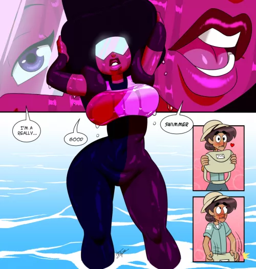 Garnet getting out of the water (Aeolus06) by AlKo96