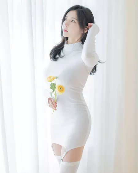 Garters built into the dress by jpx82