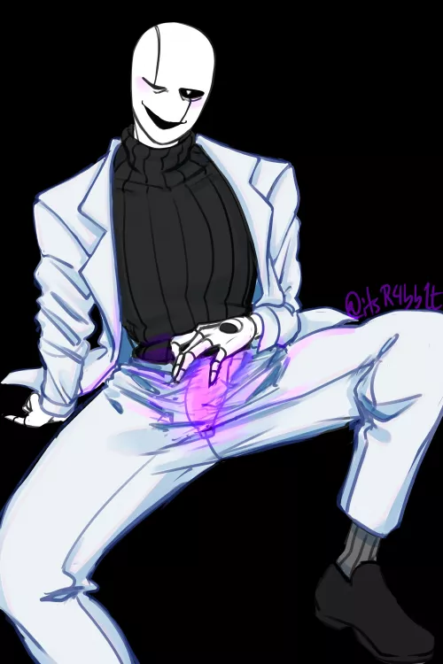 [Gaster] glowstick by funkopopsus