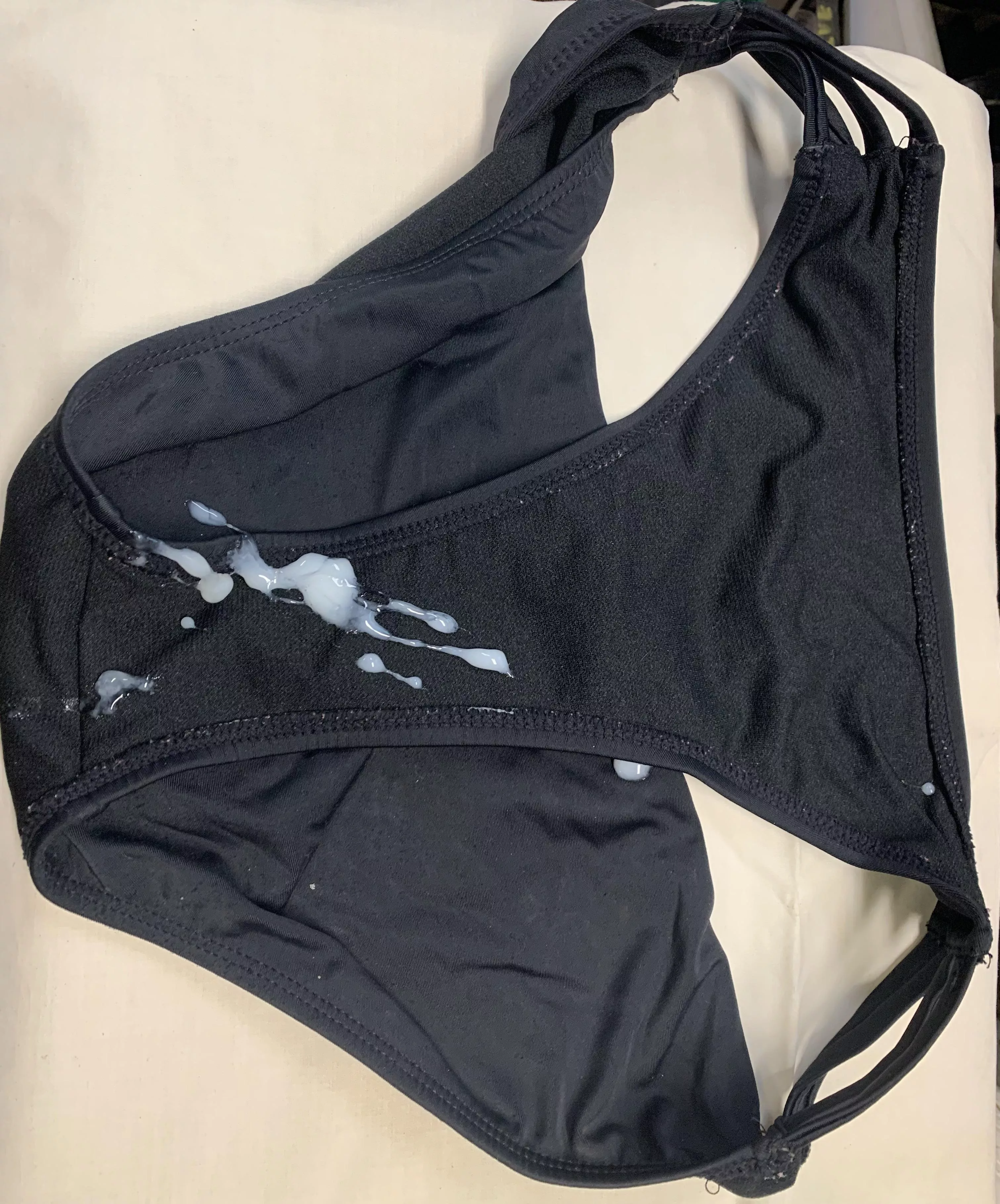 Gave my step daughter’s panties a nice load. Love to trade her pics. posted by Fillherupwithcum_46