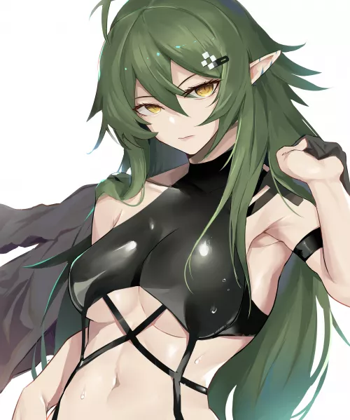 Gavial [Arknights] by CheetahSperm18