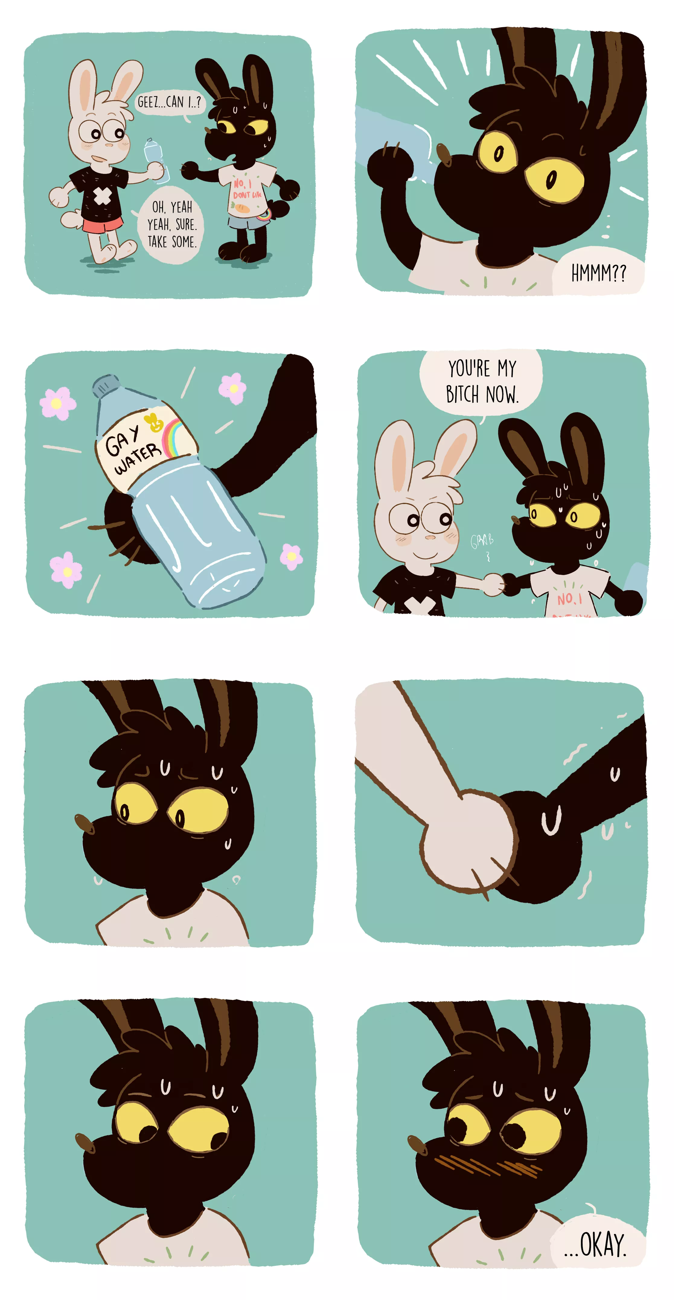 Gay Water (Bullet Buns aka @BulletBuns) posted by SilentlyRosy