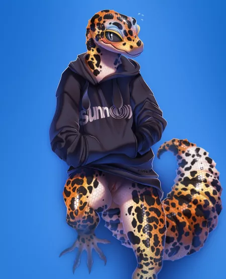 Geckos in hoodies (Fivel) by ElectronicWulf