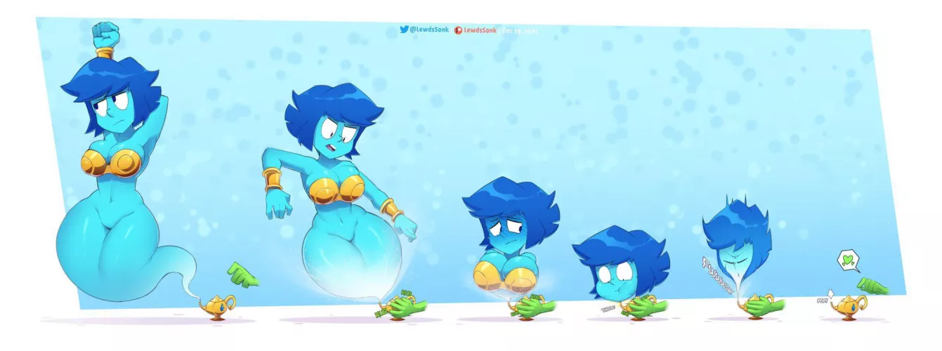 Genie Lapis by LewdsSonk by renegade_zibit