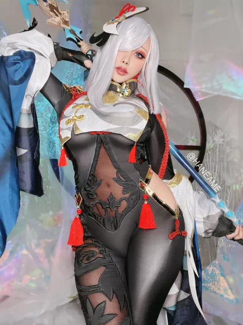 GenshinImpact Shenhe cosplay by HaneAme by HaneAme