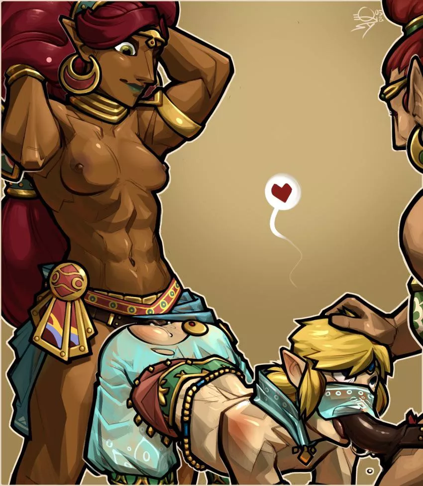 Gerudos x Link [Legend of Zelda Breath of the Wild] posted by HuhWhatSayThatAgain