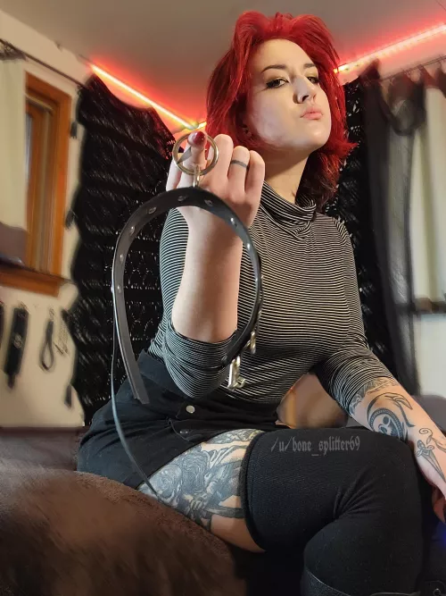 Get in your knees and put this on for mommy. by bone_splitter69