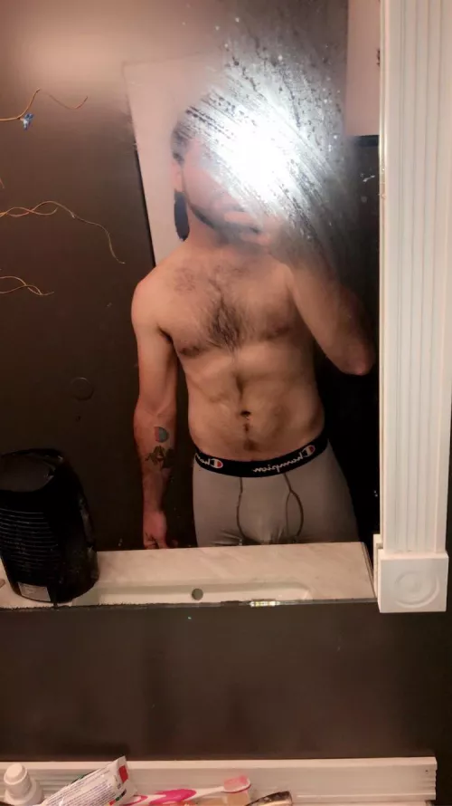 Get you a hairy guy to keep warm in these cold times🙃 by woahreallyrom