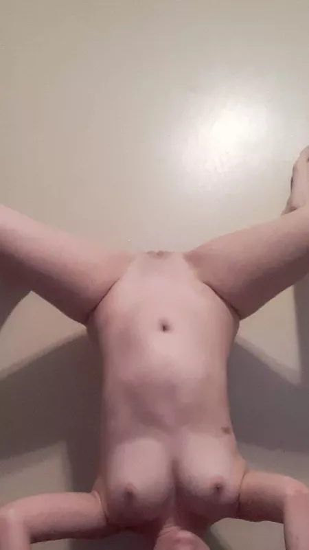 Getting a nice stretch and showing off😉😇 by [deleted]