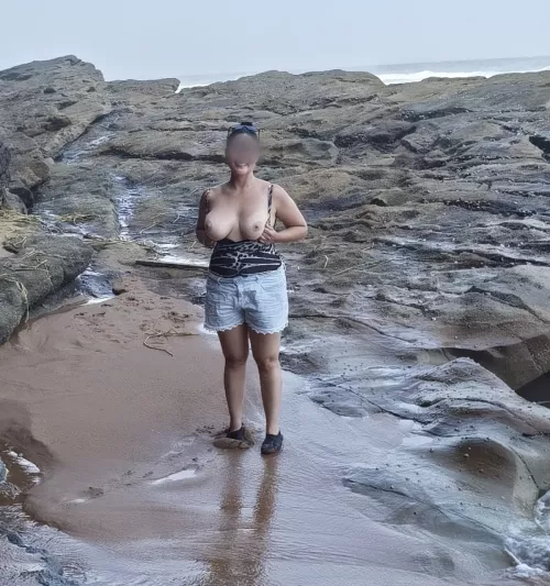 Getting a photo in before anyone comes around the corner [F] [NSFW] by m83f85