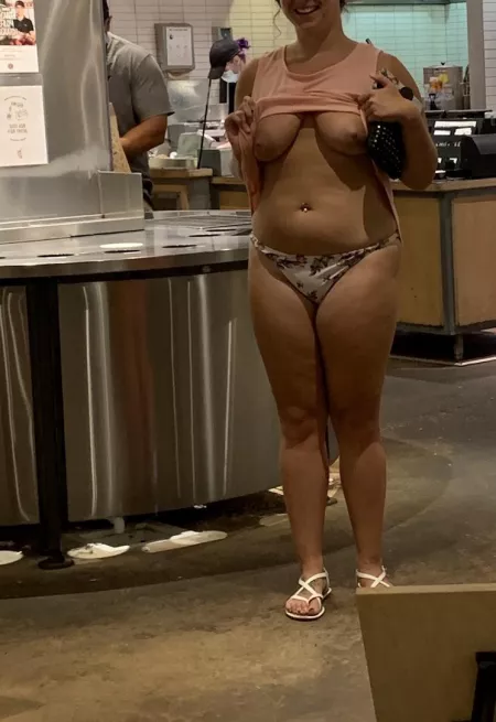 Getting brazen in a chipotle 😈 by Lexa_XX