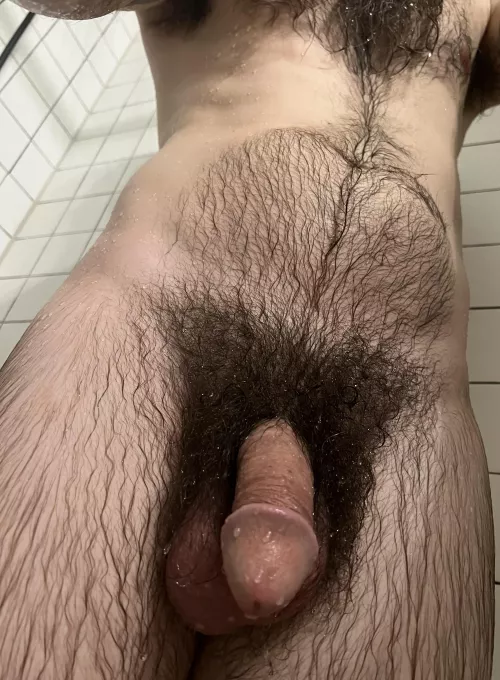 Getting clean so I can get dirty at work by Tallbunyan