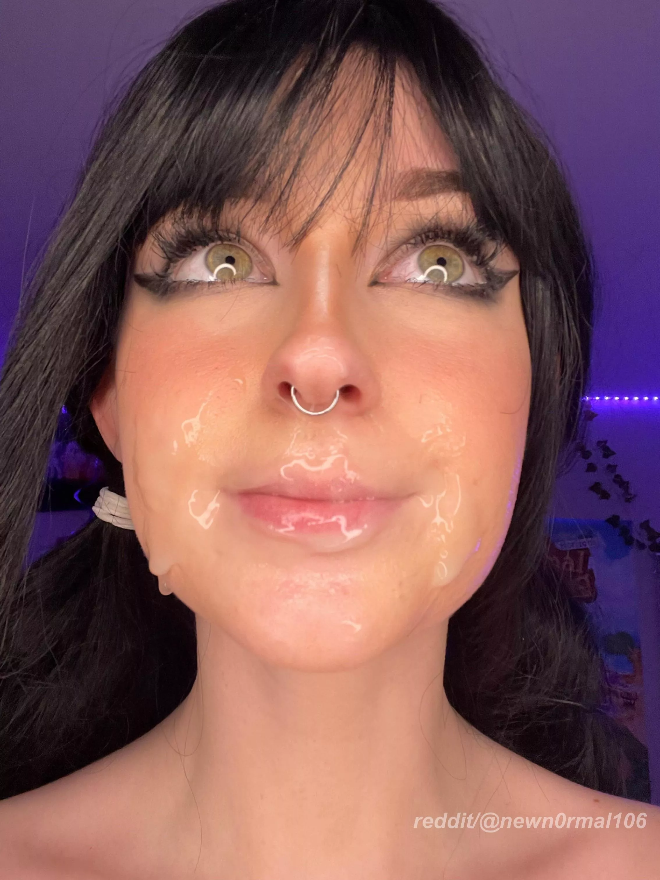 getting close up to show off my pretty new look 😎 posted by newn0rmal106