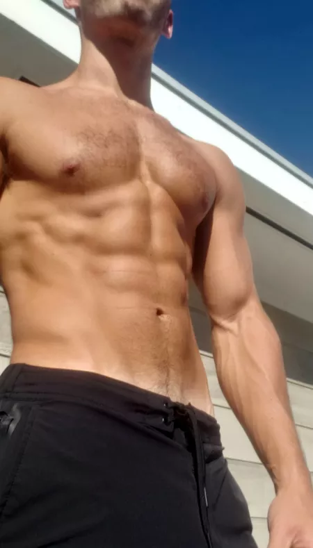 Getting pretty hot on this roof by Yohonestlygurl