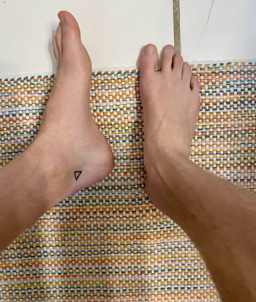 Getting ready for a hike. Who wants to rub my sweaty feet when I get back? by BlondeBoyFoot