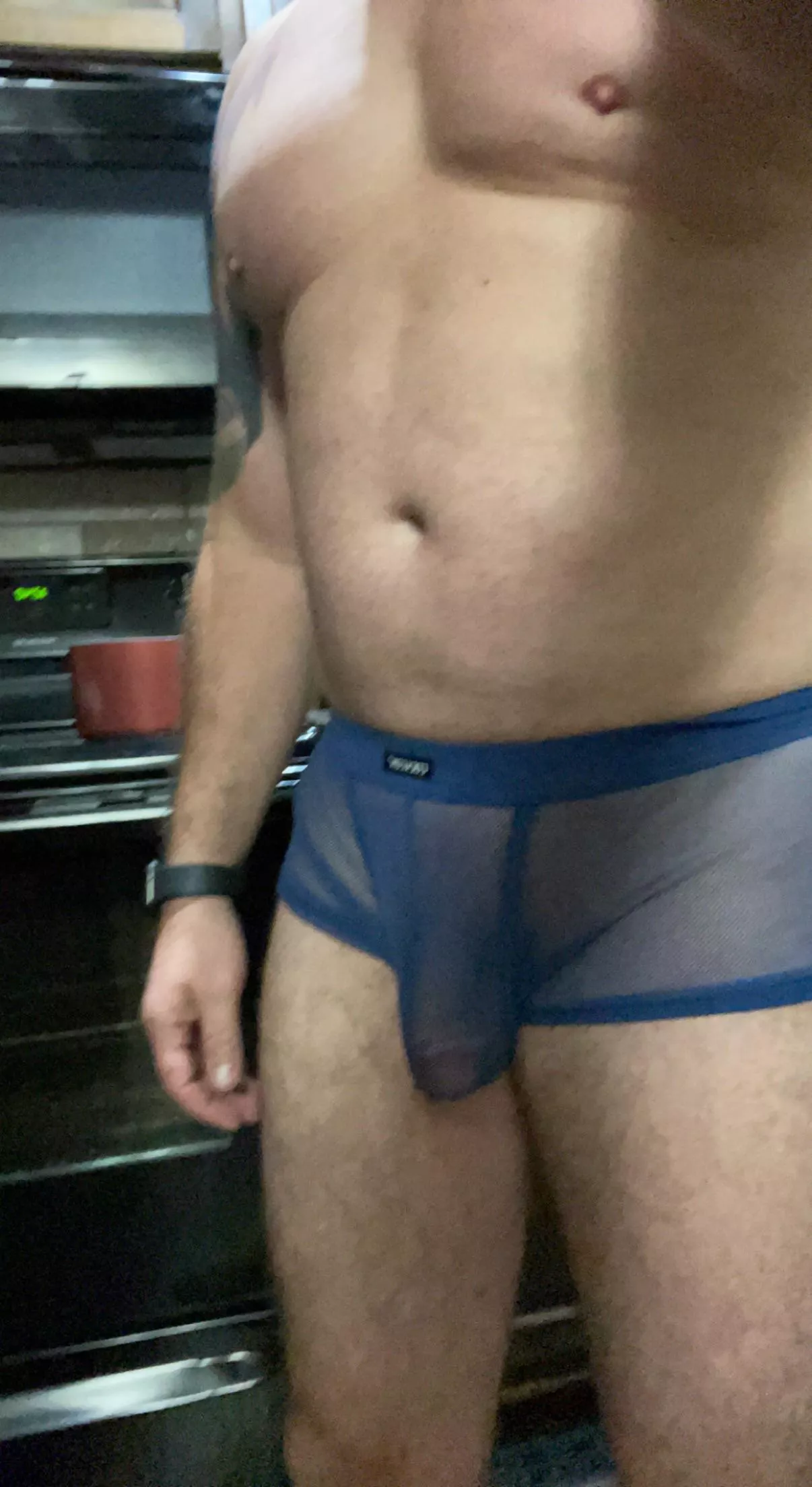 Getting ready to have some fun in the kitchen…😈 posted by kinkykc12
