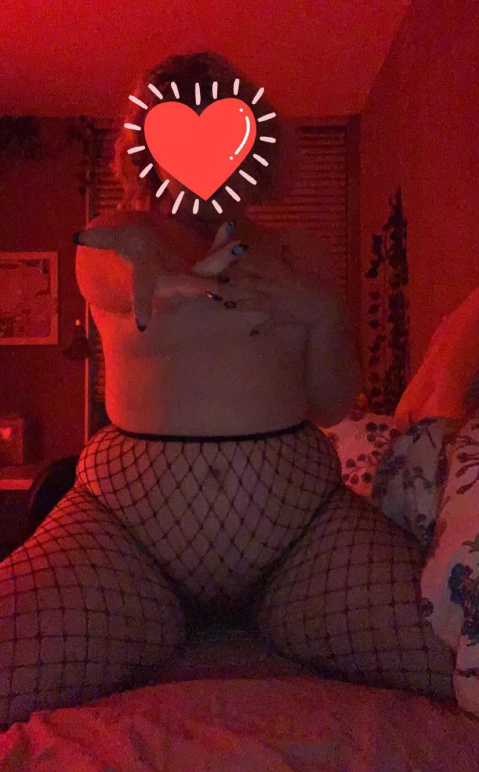 Getting so close to not fitting into these fishnets.. Need someone to feed me until I break them 🤭 posted by throwaway072418