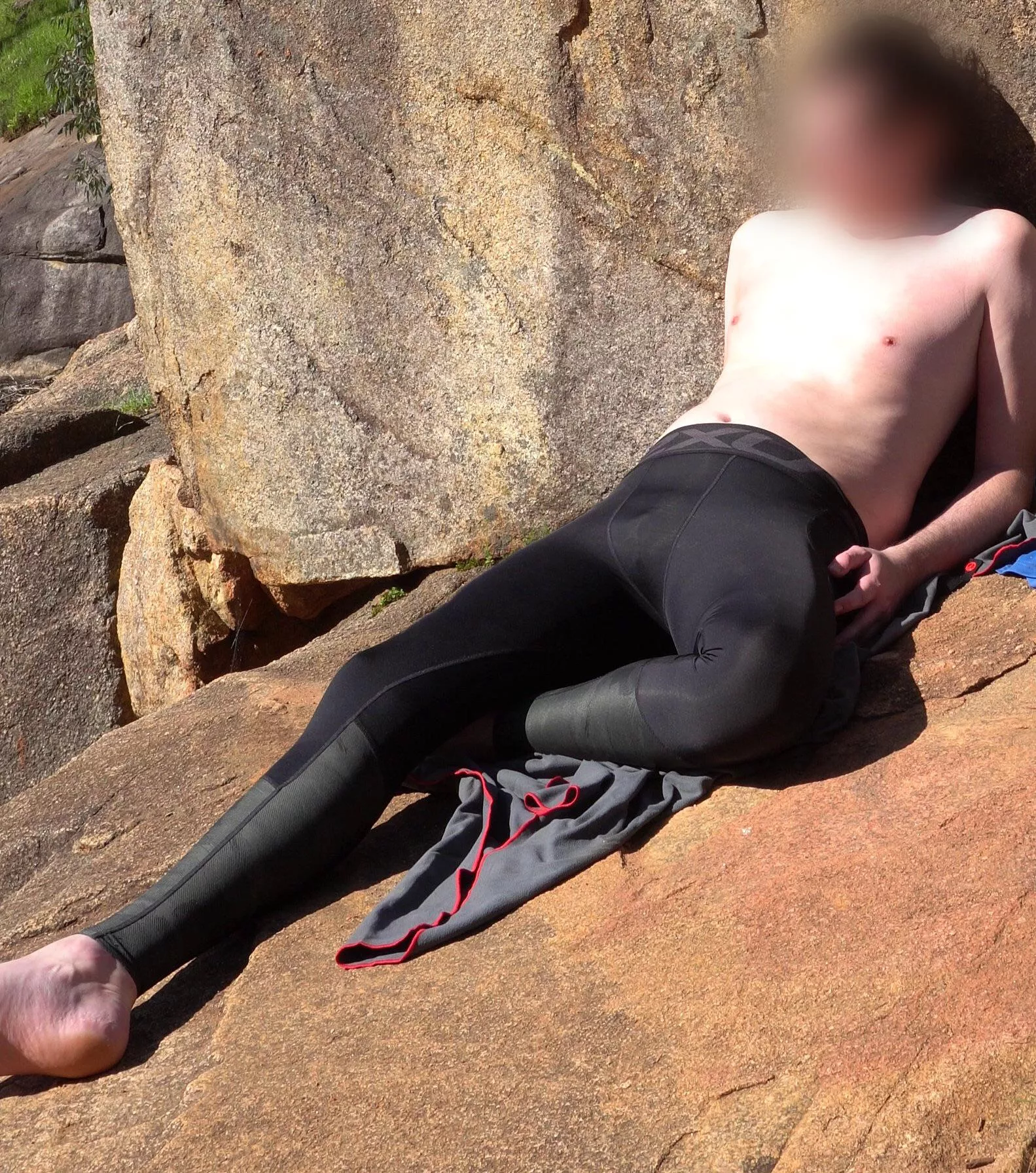 Getting some sun after bush walk posted by Just_Another_Nobody_