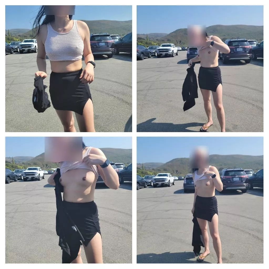 Getting the sand off after a nude beach picnic.[IMG] posted by flirtyleo