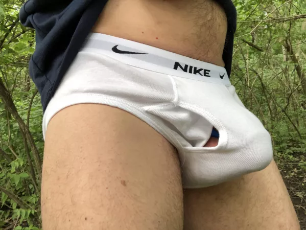 Getting worked up on the trail by the river. by ALR26