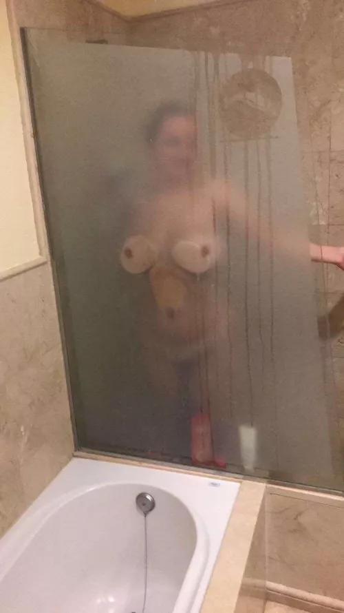 GF (25) teasing in the shower by Ornery_Ad_5968
