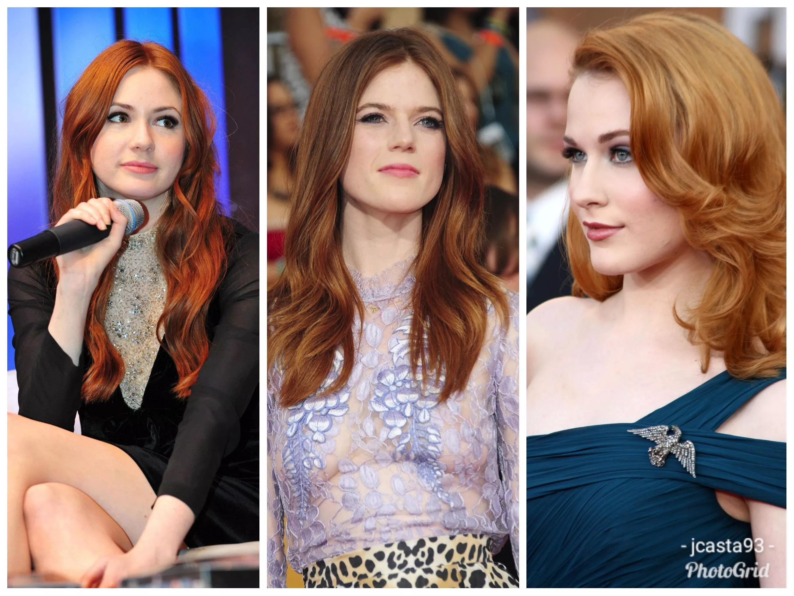 Ginger Actresses Born in 1987: Karen Gillan vs Rose Leslie vs Evan Rachel Wood posted by naedyar