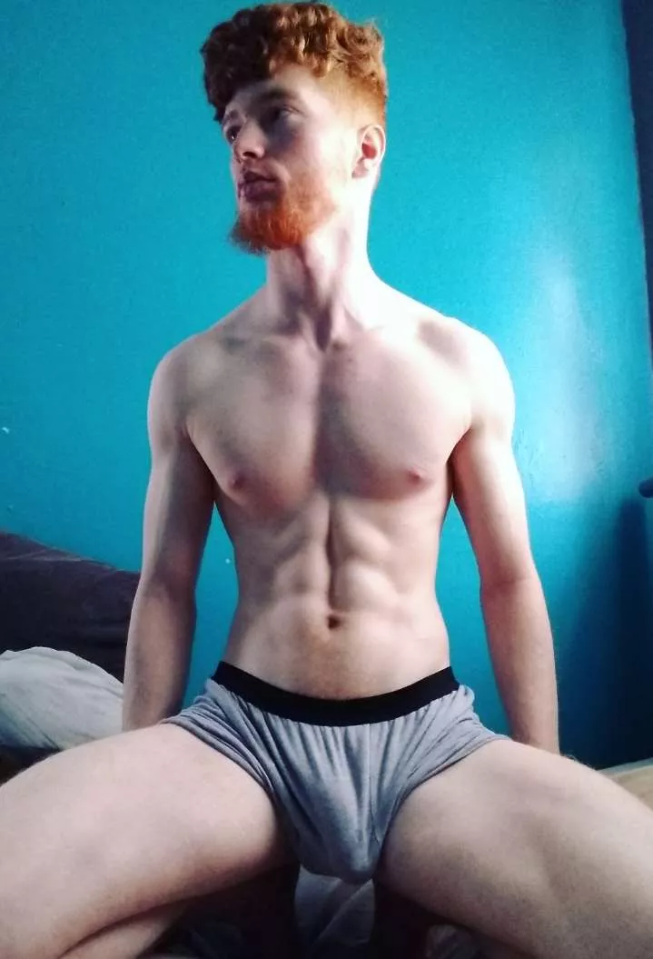 Ginger bulge in boxers 🍆 posted by uncutginge
