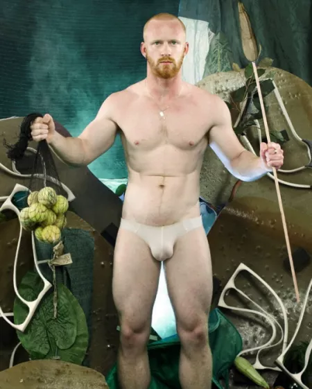 Ginger in underwear by menareamazing